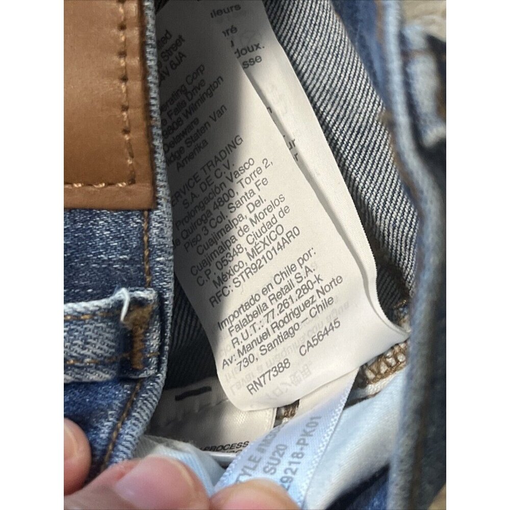 Madewell Blue Denim 9" Mid-Rise Skinny Jeans Womens Casual Medium Wash Size 26 - Picture 11 of 16